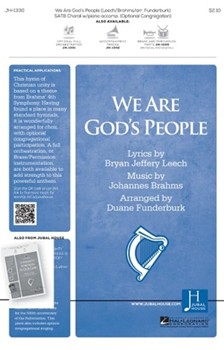 We Are God's People by Brahms Johannes - Funderburk Duane - for SATB and Piano