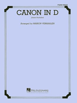 Canon in D - Piano or Organ Solo - Piano or Organ Solo