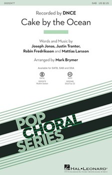 Cake by the Ocean by Jonas Tranter Fred - Brymer Mark - DNCE for SAB and Piano