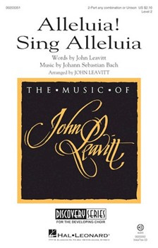 Alleluia Sing Alleluia by Bach Johann Sebastian - Leavitt John - for Accompaniment CD