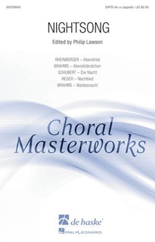 Nightsong by Reger Max - Lawson Philip - for SATB divisi