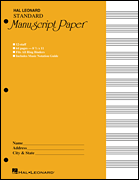 Standard Manuscript Paper ( Yellow Cover) -