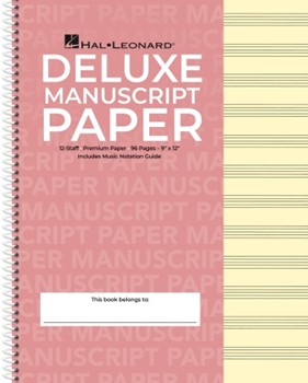 Deluxe Wirebound Premium Manuscript Paper (Pink Cover) by for