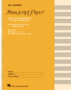 Deluxe Wirebound Super Premium Manuscript Paper (Gold Cover) -