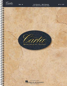 Carta Manuscript Paper No. 9 - Basic 9x12
