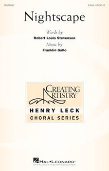Nightscape by Gallo Franklin Robert L Stevenson for 2-Part and Piano