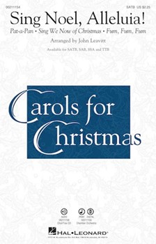 Sing Noel Alleluia by Various - Leavitt John - for TTB and Piano