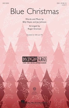 Blue Christmas by Hayes and Johnson - Emerson Roger - for SSA and Piano