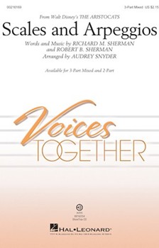 Scales and Arpeggios by Sherman Richard and Robert - Snyder Audrey - Aristocats for 3-Part Mixed and Piano