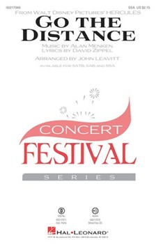 Go the Distance by Menken Alan - Leavitt John - David Zippel for SSA and Piano