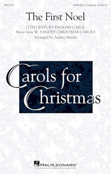 First Noel by - Snyder Audrey - for SATB a cappella (17th Cent. English)