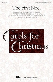 First Noel by - Snyder Audrey - for SSA a cappella (17th Cent. English)
