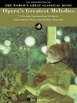 Opera's Greatest Melodies by Various for Piano