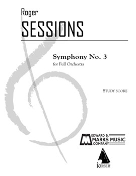 Symphony No. 3 by Sessions Roger for Study Score