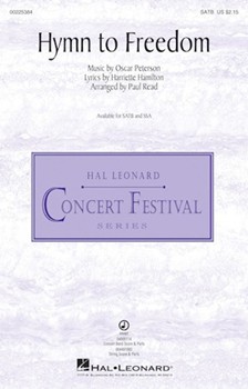 Hymn to Freedom by Peterson Oscar - Read Paul - Harriette Hamilton for SATB and Piano