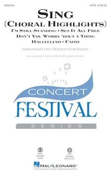 Sing - Choral Highlights by - Emerson Roger - for SAB and Piano