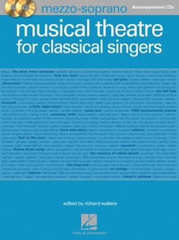 Musical Theatre For Classical Singers by CDs-mezzo - Walters Richard - for Accompaniment CD