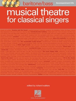 Musical Theatre For Classical Singers by Cds-bari/bass - Walters Richard - for Accompaniment CD
