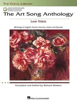 Art Song Anthology - Low Voice w/Audio