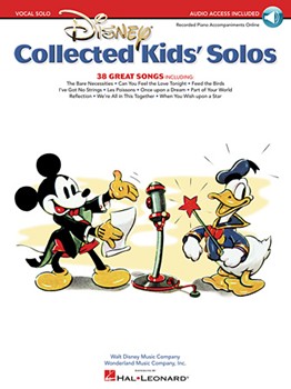 Disney Collected Kids' Solos - With companion recorded accompaniments online PVG