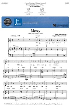 Mercy - Micah Songs by Newby Stephen Micha for 3-Part and Piano