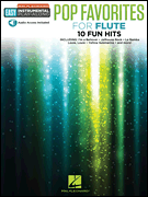 Hal Leonard Various   Pop Favorites - 10 Fun Hits Easy Instrumental Play-Along - Flute Book with  Online Audio