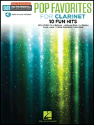 Hal Leonard Various   Pop Favorites - 10 Fun Hits Easy Instrumental Play-Along - Clarinet Book with  Online Audio