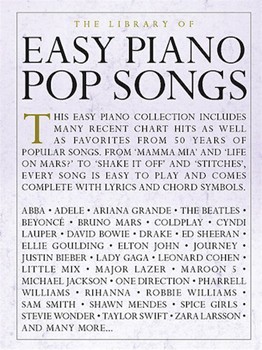 Library of Easy Piano Pop Songs by Various for PVG Collection