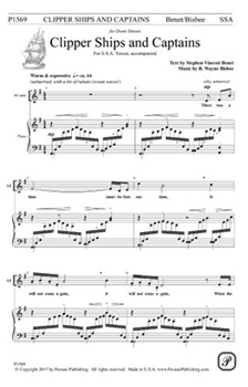 Clipper Ships and Captains by Bisbee B Wayne for SSA and Piano