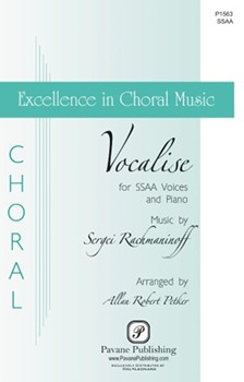 Vocalise by Rachmaninoff Sergei - Petker Allan Robert - for SSAA and Piano