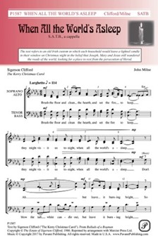 When All the World's Asleep by Milne John for SATB a cappella