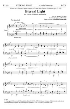 Eternal Light by Sowerby Leo - Leatherman Lyndell - Alcuin for SATB divisi and Organ