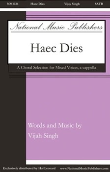 Haec Dies by Singh Vijay for SATB a cappella