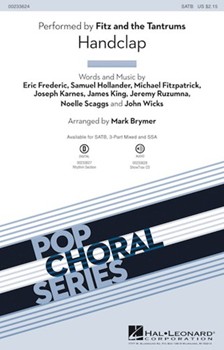 Handclap by Frederic and Hollander - Brymer Mark - Fitz and the Tantrums for SATB and Piano
