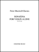 Davies - Sonatina For Violin Alone