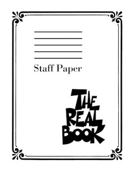 Real Book Staff Paper by for Manu Paper (9 Stave)