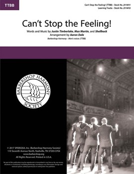 Can't Stop the Feeling by Timberlake Martin and Shellback - Dale Aaron - Justin Timberlake for TTBB a cappella