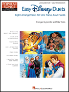 Hal Leonard Various Watts  Easy Disney Duets - Popular Songs Series - 1 Piano  / 4 Hands