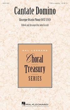 Cantate Domino by Pitoni Giuseppe - Leavitt John - for TTBB a cappella