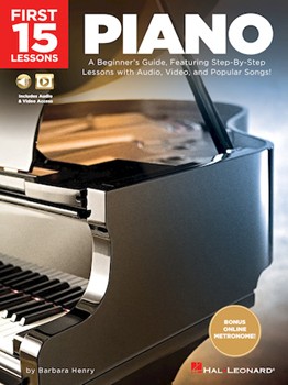 First 15 Lessons - Piano
includes Audio & Video Access and Popular Songs - Piano