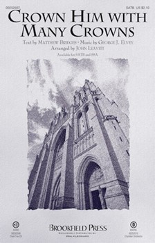 Crown Him with Many Crowns [choral satb] Leavitt