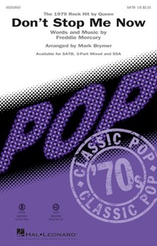 Don't Stop Me Now by Mercury Freddie - Brymer Mark - Queen for SATB and Piano