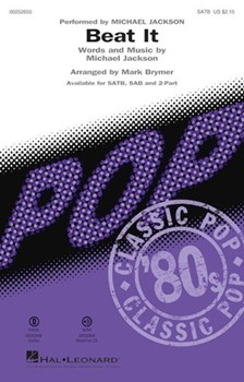 Beat It by Jackson Michael - Brymer Mark - Michael Jackson for SATB
