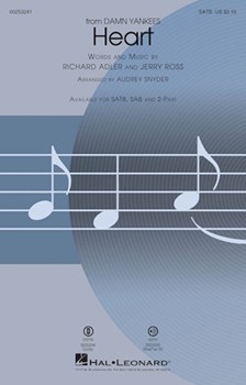 Heart by Adler and Ross - Snyder Audrey - Damn Yankees for ShowTrax CD