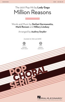 Million Reasons by Germanotta Lindsey and Ronson - Snyder Audrey - Lady Gaga for SSA and Piano