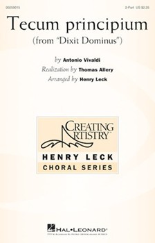 Tecum principium from Dixit Dominus by Vivaldi Antonio Lucio - Allery and Leck - for 2-Part and Piano