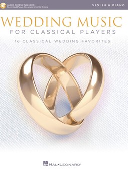 Wedding Music for Classical Players w/online audio [violin]