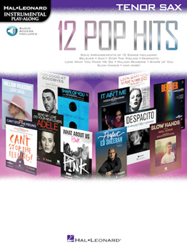 12 Pop Hits w/online audio [tenor sax]