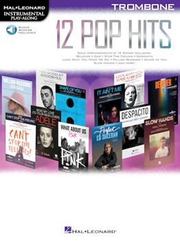 12 Pop Hits w/online audio [trombone]