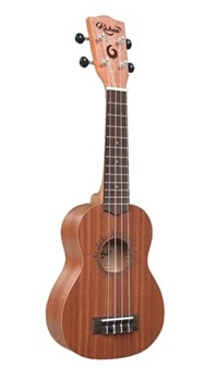 Kahua 21 Mahogany Soprano Ukulele with Sun Shape Around the Sound Hole by for